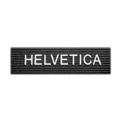 Quartet® White Helvetica Message Center Plastic Letter 1/2", Package Of 144