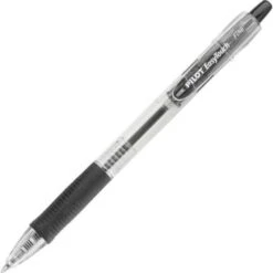 Pilot Black/clear Easy Touch Retractable Fine Ballpoint Pen 0.7mm, Package Of 12