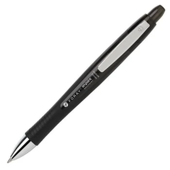 Office Depot® Brand Black Medium Point Retractable Ballpoint Pen W/grip 1mm, Box Of 12 1 Office Depot® Brand Black Medium Point Retractable Ballpoint Pen W/grip 1mm, Box Of 12