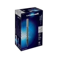 Uni-Ball® Black Micro Point Deluxe Rollerball Pen 0.5mm (12-Pack)