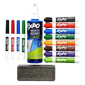 Expo® Assorted Color Low-Odor Dry-Erase Kit 1 Expo® Assorted Color Low-Odor Dry-Erase Kit