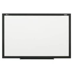 Skilcraft Quartet Magnetic Steel Dry Erase Board, 60 X 36, Aluminum Frame