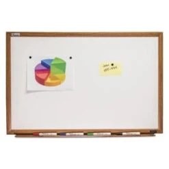 Skilcraft #7110013347082 Magnetic Whiteboard (Oak)