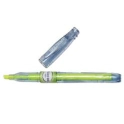 Skilcraft Eco-Bottle Recycled Highlighter, Chisel Tip, Yellow, Package Of 12