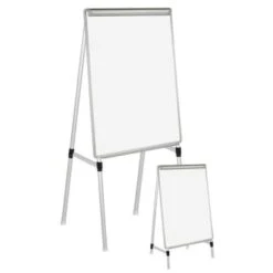 MasterVision Easy-Clean Quad Pod 4-Leg Dry-Erase Easel