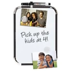 Foray® Magnetic Dry Erase Board With Plastic Frame, 8-1/2" X 11"