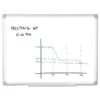 Mastervision® Earth Double-Sided Easy-Clean Dry Erase Board, Aluminum, 72" X 48"