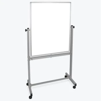 Luxor 30"w X 40"h Double-Sided Magnetic Whiteboard 1 Luxor 30"w X 40"h Double-Sided Magnetic Whiteboard