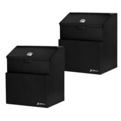 Adir Office Wall Mount Steel Locking Suggest Drop Box Black