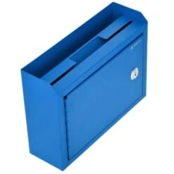 Adir Office Medium Size Blue Steel Mp Suggest Drop Box W/suggest Cards -Office Provisions 228549 DetailedProductView3 Lg