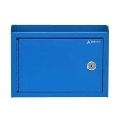 Adir Office Medium Size Blue Steel Mp Suggest Drop Box W/suggest Cards -Office Provisions 228549 RightView Lg