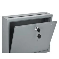 Adir Office Beige Wall Mount Large Steel Drop Box -Office Provisions 228557 TopView Lg
