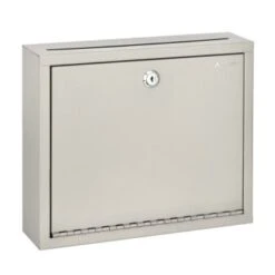 Adir Office Large Size Steel Multi-Purpose Beige Drop Box