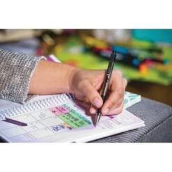 Zebra F-301 Retractable Fine 0.7 Mm Black Ink Stainless Steel/black Barrel 5 Zebra F-301 Retractable Fine 0.7 Mm Black Ink Stainless Steel/black Barrel -Office Provisions 229156 RightView Lg