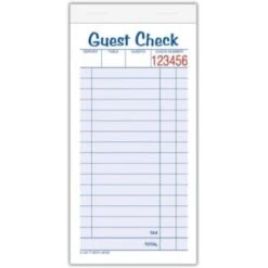 Office Depot® Check Sales Order Book, 3 3/8 X 5 1/2", 2-Part, White, Set Of 50