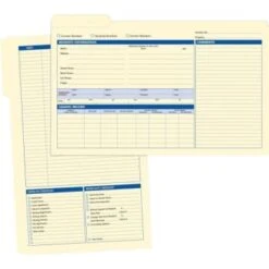 Resident File Folder, Letter Size, Leasing Records, Package Of 100
