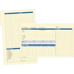 Resident File Folder, Legal Size, Package Of 100