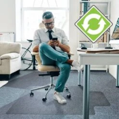 Floortex Ecotex® Enhanced Polymer Lipped Chair Mat Carpets Up To 3/8" - 36"x48" 12 Floortex Ecotex® Enhanced Polymer Lipped Chair Mat Carpets Up To 3/8" - 36"x48" -Office Provisions 292774 DetailedProductView3 Lg