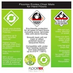 Floortex Ecotex® Enhanced Polymer Lipped Chair Mat For Hard Floors - 36" X 48" 19 Floortex Ecotex® Enhanced Polymer Lipped Chair Mat For Hard Floors - 36" X 48" -Office Provisions 294899 DetailedProductView9 Lg