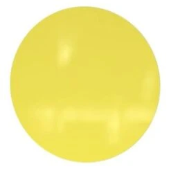Ghent Coda Low Profile Circular Glassboard Magnetic 24" Yellow