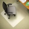 Realspace® Economy Chair Mat For Thin Carpets, Wide Lip, 45" X 53", Clear