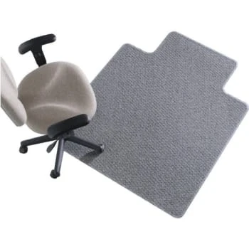Realspace® Advantage Chair Mat For Thin Carpets, Wide Lip, 46" X 60", Clear 1 Realspace® Advantage Chair Mat For Thin Carpets, Wide Lip, 46" X 60", Clear