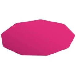 Floortex 9mat® Polycarbonate Pink Gaming Chair Mat For Hard Floors 38"x39"