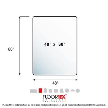 Floortex Ecotex® Enhanced Polymer Rect Chair Mat For Carpets Up To 3/8" 48"x60" 7 Floortex Ecotex® Enhanced Polymer Rect Chair Mat For Carpets Up To 3/8" 48"x60" - Image 7