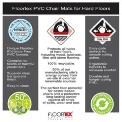 Floortex Advantagemat® Vinyl Rectangular Chair Mat For Hard Floor - 30" X 48" 21 Floortex Advantagemat® Vinyl Rectangular Chair Mat For Hard Floor - 30" X 48" -Office Provisions 329953 DetailedProductView10 Lg