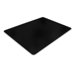 Floortex Advantagemat® Black Vinyl Rectangular Chair Mat Hard Floor 29.5" X 47"