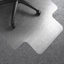 Floortex Computex® Anti-Static Vinyl Lipped Chair Mat 3/8" 45" X 53" -Office Provisions 329989 DetailedProductView2 Lg