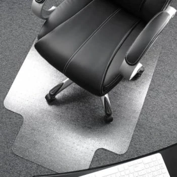 Floortex Ultimat® Polycarbonate Lipped Chair Mat For Carpets Over 1/2" 35 X 47" 3 Floortex Ultimat® Polycarbonate Lipped Chair Mat For Carpets Over 1/2" 35 X 47" - Image 3