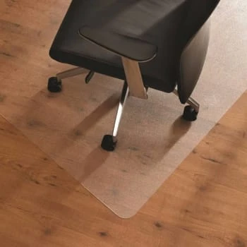 Floortex Ultimat® Polycarbonate Corner Workstation Chair Mat Hard Floor 48 X 60" 3 Floortex Ultimat® Polycarbonate Corner Workstation Chair Mat Hard Floor 48 X 60" - Image 3