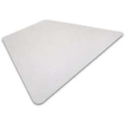 Floortex Ultimat® Polycarbonate Corner Workstation Chair Mat Hard Floor 48 X 60"