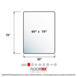 Floortex Ultimat® Xxl Polycarbonate Rectangular Chair Mat Hard Floors 60" X 79" 11 Floortex Ultimat® Xxl Polycarbonate Rectangular Chair Mat Hard Floors 60" X 79" -Office Provisions 330127 DetailedProductView4 Lg