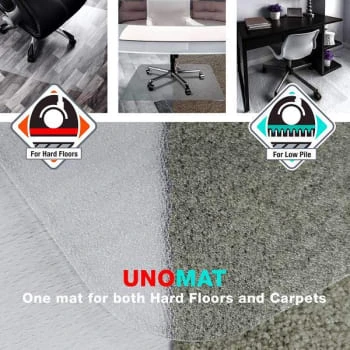 Floortex Cleartex® Unomat Anti-Slip Lip Chair Mat Hard Flr/carpet Tiles 35 X 47" 6 Floortex Cleartex® Unomat Anti-Slip Lip Chair Mat Hard Flr/carpet Tiles 35 X 47" - Image 6