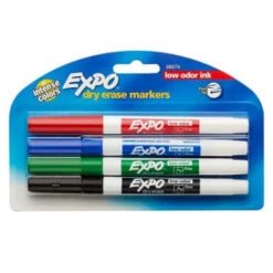 Expo® Assorted Color Low-Odor Fine Point Dry Erase Marker, Box Of 8
