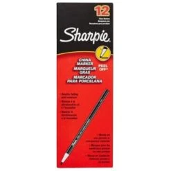 Sharpie® Red Peel-Off China Marker, Box Of 12