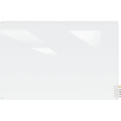 Ghent® Harmony Frosted Glass Whiteboard With Radius Corners, 2'h X 3'w