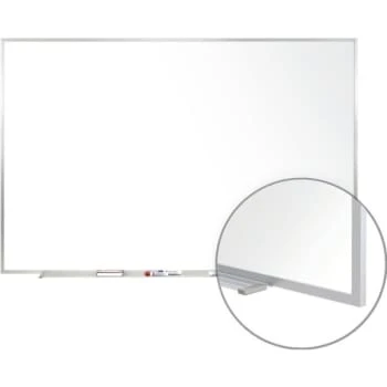 Ghent® Non-Magnetic Melamine Dry-Erase Whiteboard With Aluminum Frame, 8' X 4' 1 Ghent® Non-Magnetic Melamine Dry-Erase Whiteboard With Aluminum Frame, 8' X 4'