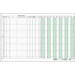 Maintenance Journal Form, Package Of 100