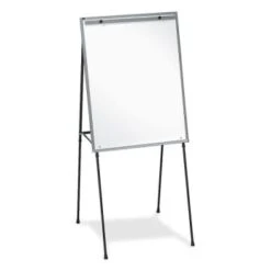 Lorell® Adjustable A-Frame Dry-Erase Board/easel, Aluminum, 28" X 34", 42" H