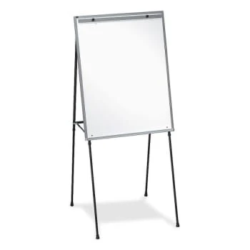 Lorell® Adjustable A-Frame Dry-Erase Board/easel, Aluminum, 28" X 34", 42" H 1 Lorell® Adjustable A-Frame Dry-Erase Board/easel, Aluminum, 28" X 34", 42" H