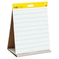 Post-It® 20-Sheet White Ruled Super Sticky Tabletop Easel Pad 20" X 23"