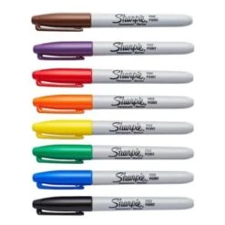 Sharpie® Assorted Colors Fine Point Permanent Marker, Package Of 8