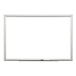 3m Porcelain Magnetic Dry-Erase Board 60 X 36 Inch, White Aluminum Frame