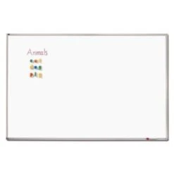 Quartet® White Porcelain Magnetic Dry-Erase Board 48" X 144" Aluminum Frame