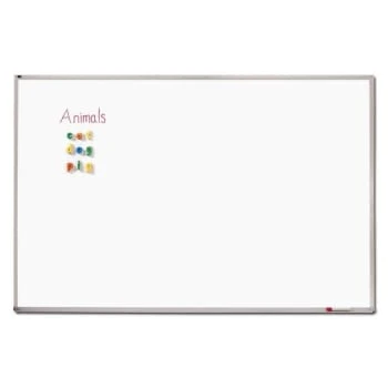 Quartet® White Porcelain Magnetic Dry-Erase Board 48" X 144" Aluminum Frame 1 Quartet® White Porcelain Magnetic Dry-Erase Board 48" X 144" Aluminum Frame