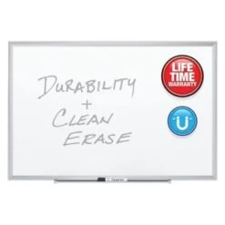 Quartet® Magnetic Porcelain Dry-Erase Board 48" X 96" With Aluminum Frame