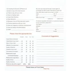 Generic Comment Card, Case Of 500